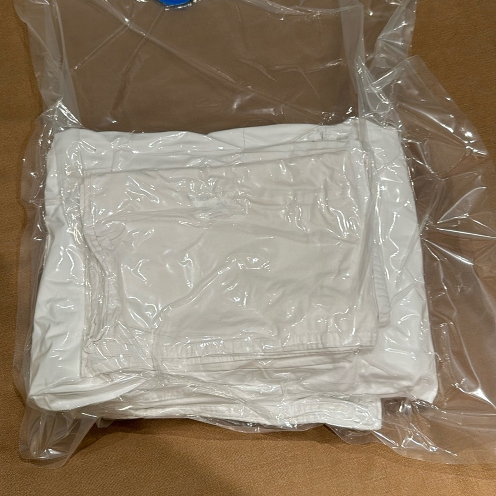 Cream duvet and shams